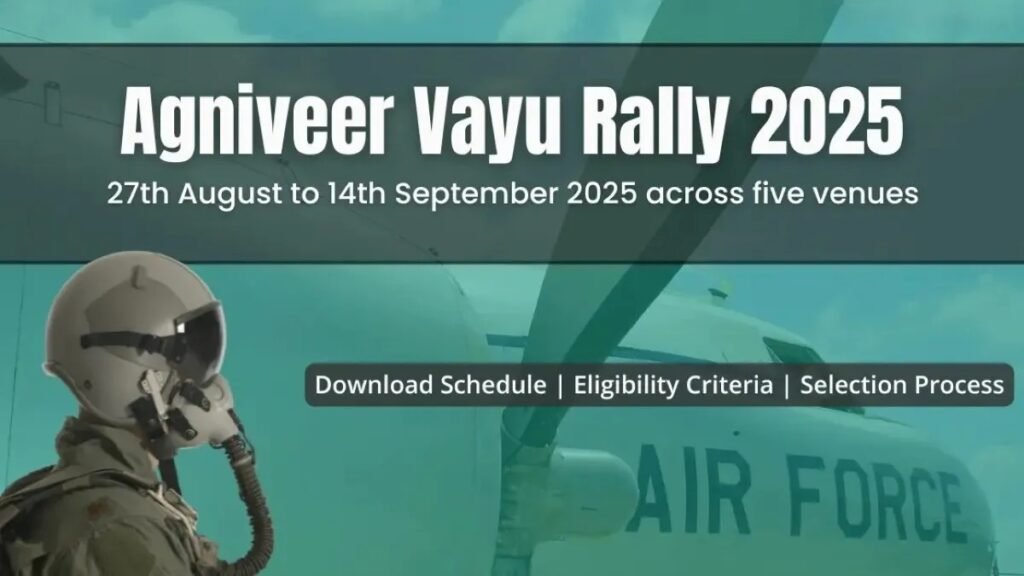IAF Agniveer Vayu Recruitment Rally 2025 - sarkarinetwork.pro