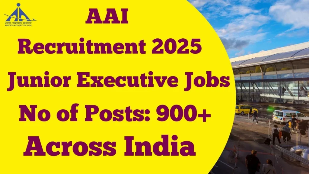 AAI Junior Executive (ATC) Recruitment 2025 (Apply Online for 309 Posts) - sarkarinetwork.pro