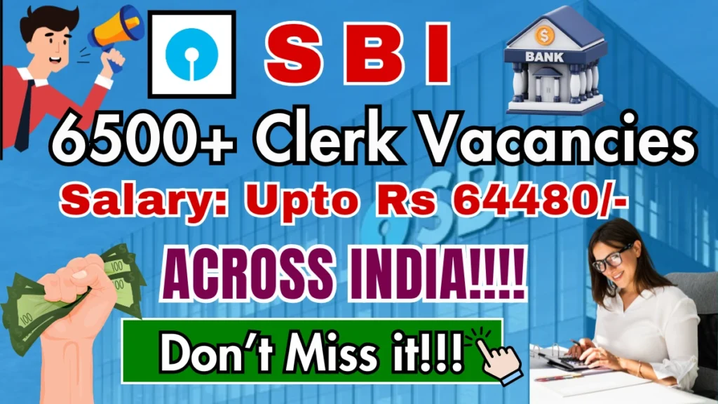 SBI Junior Associates (Clerk) Recruitment 2025 (Apply Online for 5180 Posts) - sarkarinetwork.pro
